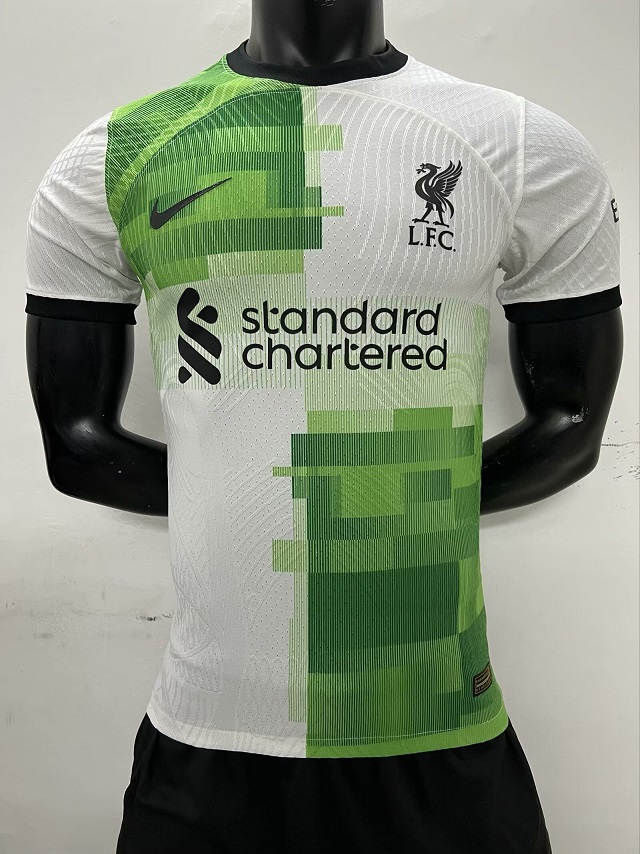 AAA Quality Liverpool 23/24 Away White/Green Jersey(Player)